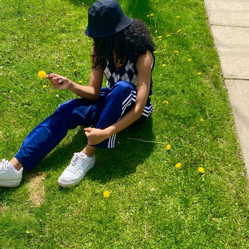 Blue Adidas Sweatpants